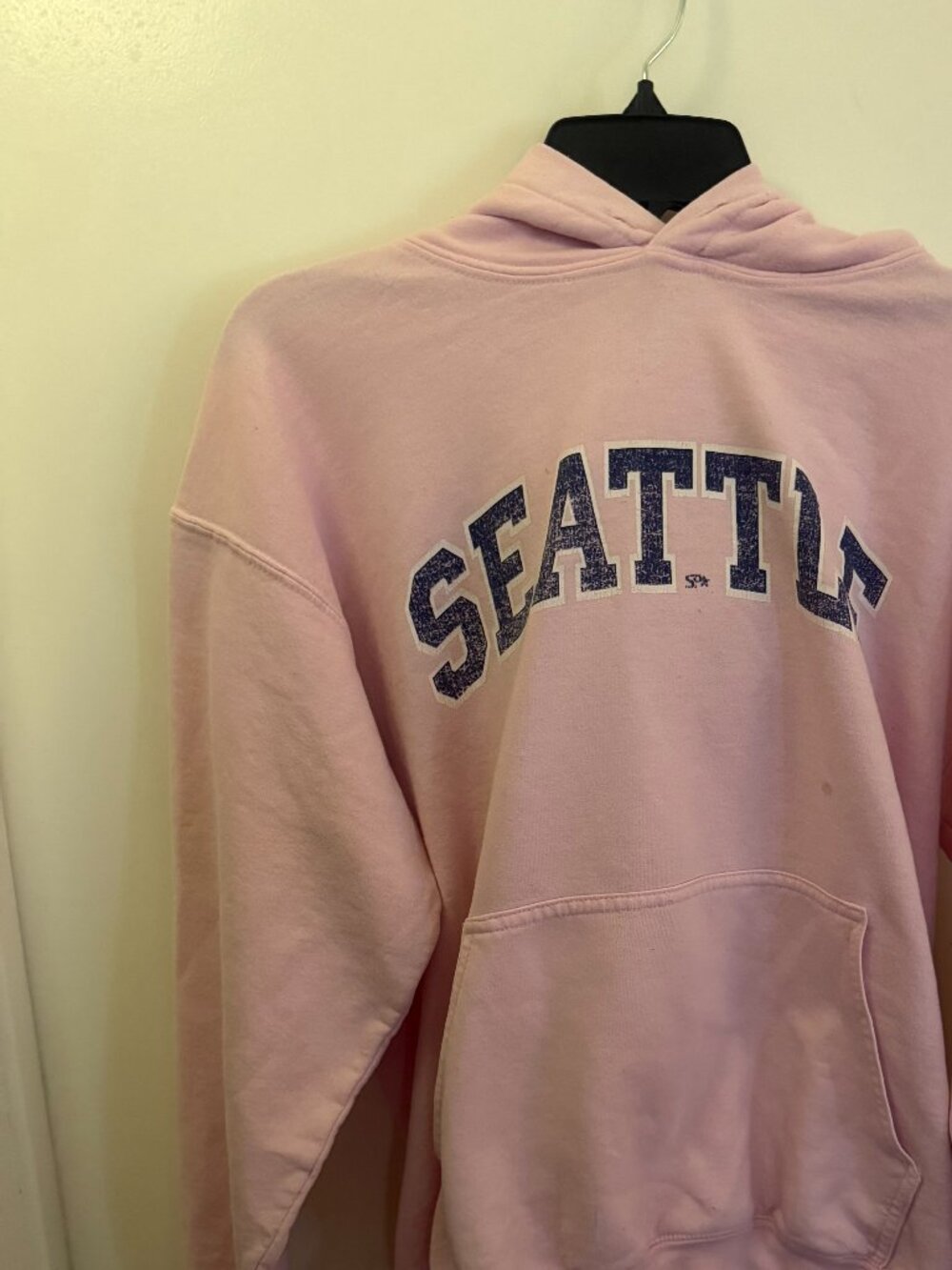 Gildan Light Pink Seattle Hoodie W M